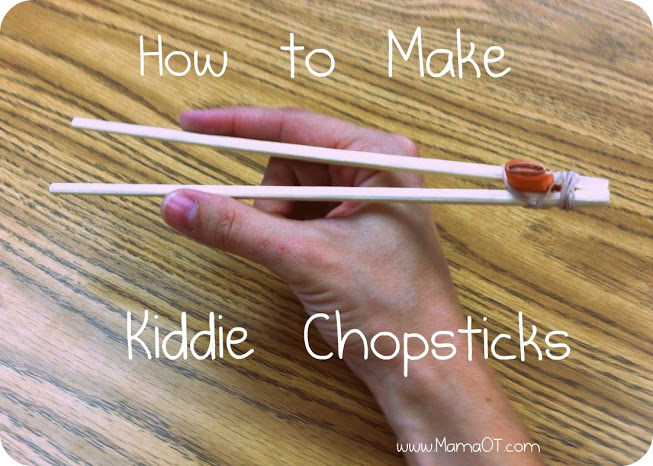 How to Make Kiddie Chopsticks -