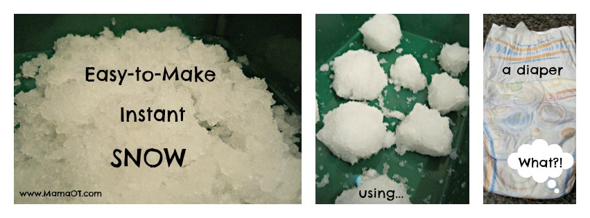 How to Make Homemade Instant Snow