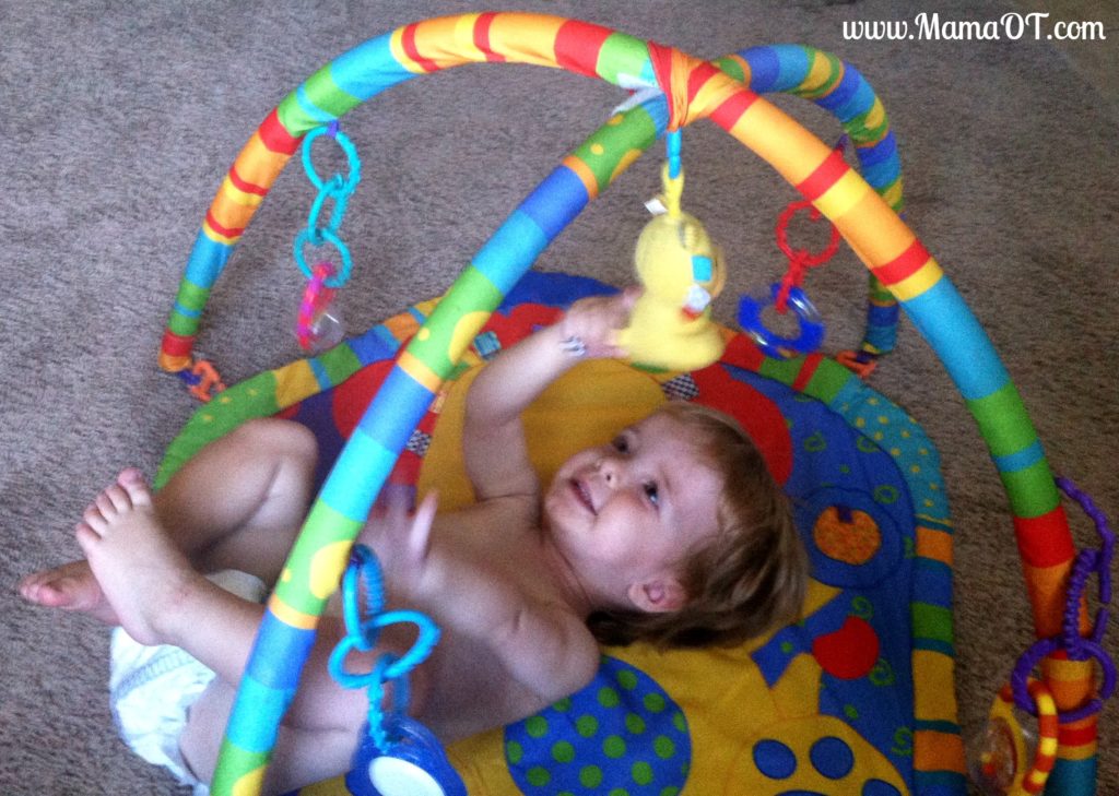 Developmental Benefits of Using a Baby Play Gym - Mama OT